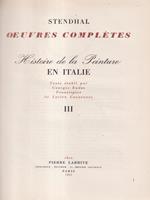   Histoire de la Peinture en Italie