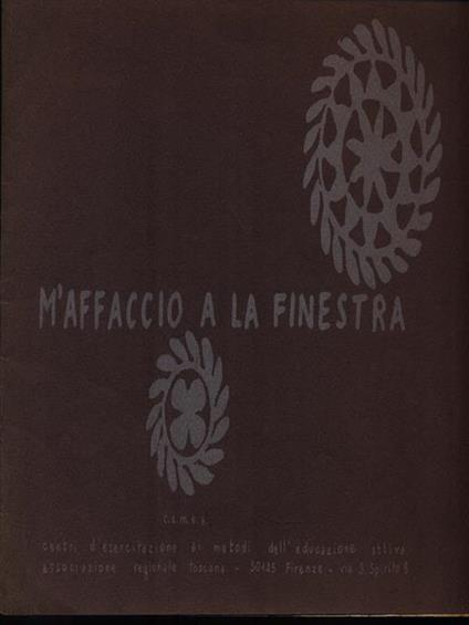   M'affaccio a la finestra - copertina