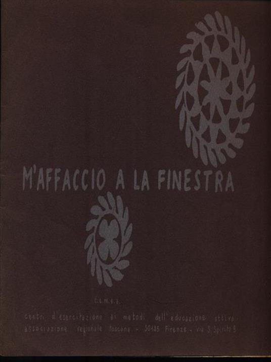   M'affaccio a la finestra - copertina