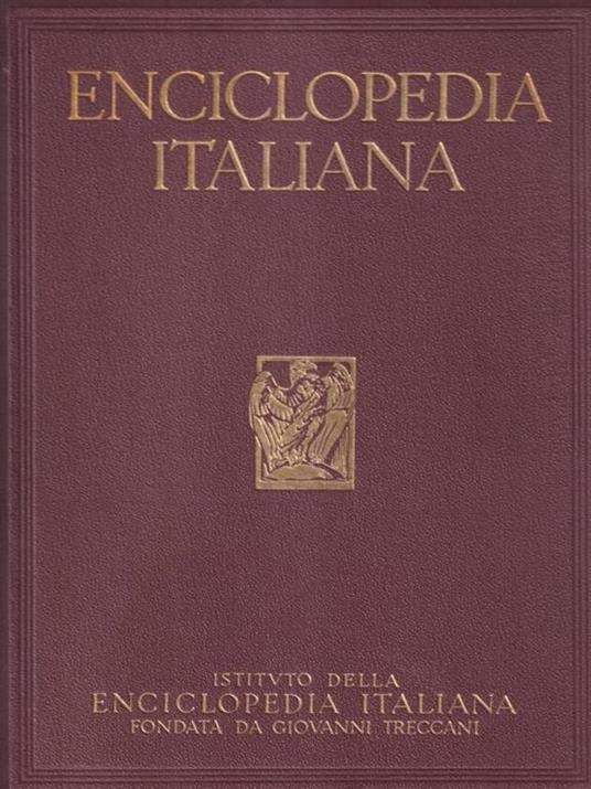 Enciclopedia Treccani di Scienze Lettere Arti 36 voll. 3 appendici 1  brochure - Libro Usato - Istituto Giovanni Treccani - | IBS