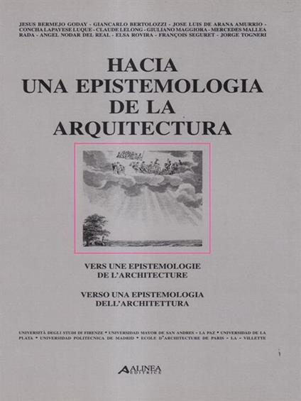   Hacia una epistemologia de la architectura. Ediz. italiana e spagnola - copertina