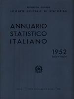   Annuario statistico italiano 1952 Serie V-Vol. IV