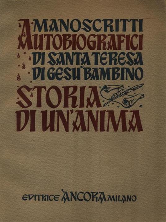 Storia di un'anima - copertina