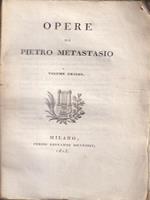   Opere di Pietro Metastasio vol X