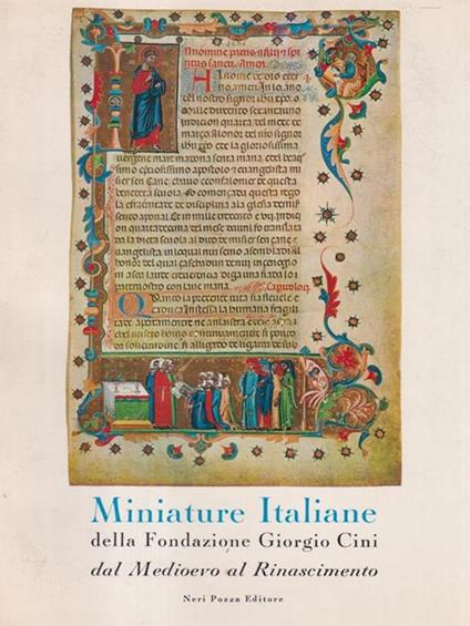   Miniature italiane  - Pietro M. Toesca - copertina