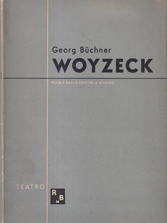 Woyzeck - Georg Buchner - copertina