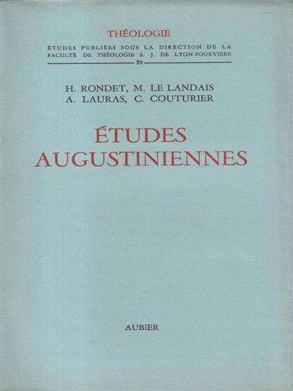   Etudes Augustiniennes - copertina