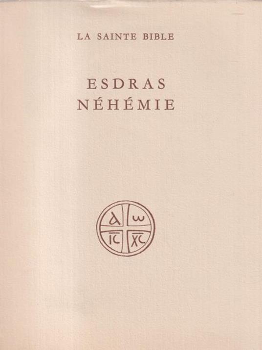   Esdras Nehemie - Albert Gelin - copertina