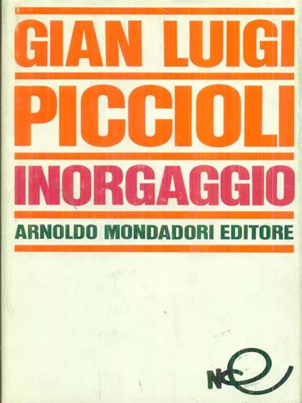 Inorgaggio - Gian Luigi Piccioli - copertina