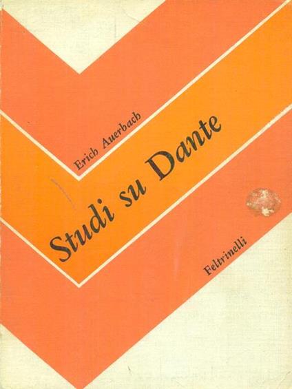 Studi su Dante - Erich Auerbach - copertina