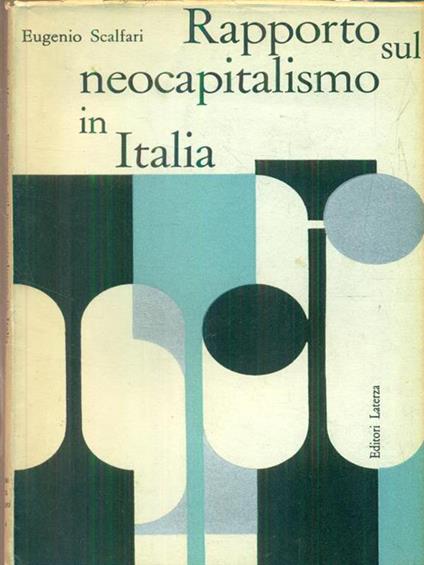   Rapporto sul neocapitalismo in Italia - Eugenio Scalfari - copertina