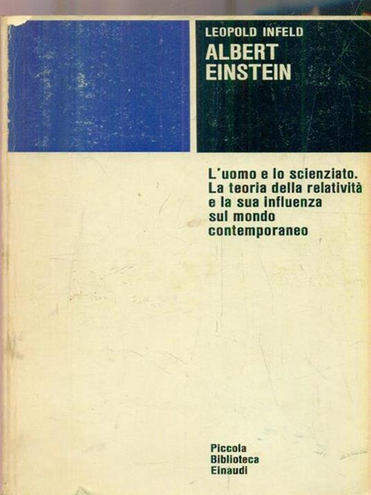  Albert Einstein - Leopold Infeld - copertina