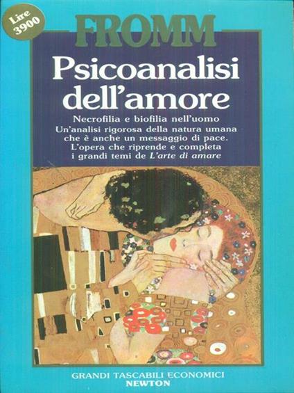   Psicoanalisi dell'amore - Erich Fromm - copertina