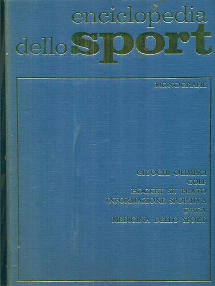   Enciclopedia dello sport volume 4 - copertina