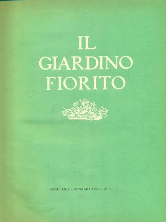 Il giardino fiorito 1956 - copertina