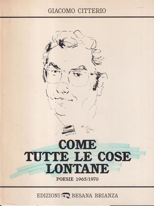 Come tutte le cose lontane - copertina