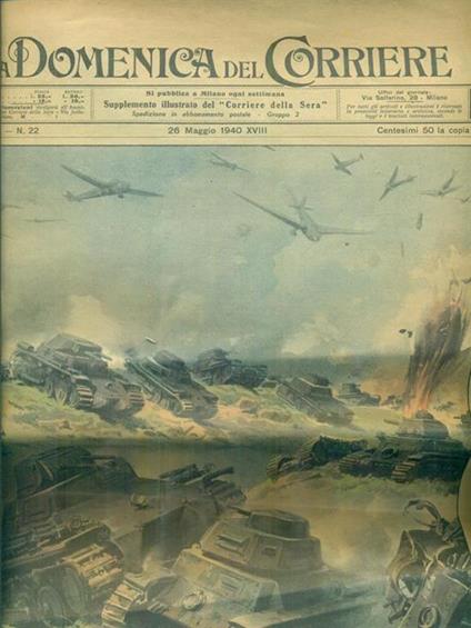 La Domenica del Corriere n. 22/26 maggio 1940 - copertina