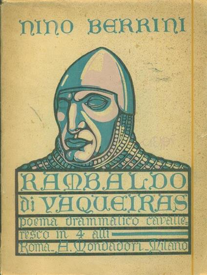   Rambaldo de Vaqueiras - Nino Berrini - copertina