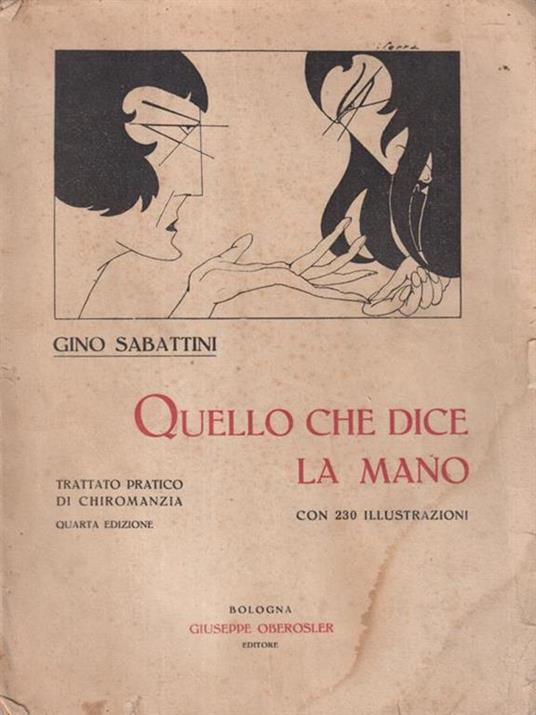 Quello che dice la mano - Gino Sabattini - copertina