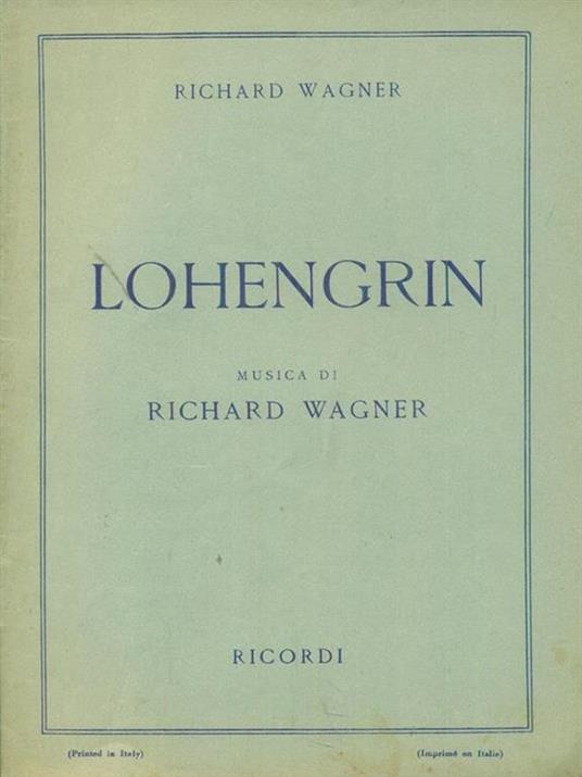  Lohengrin - Richard Wagner - copertina