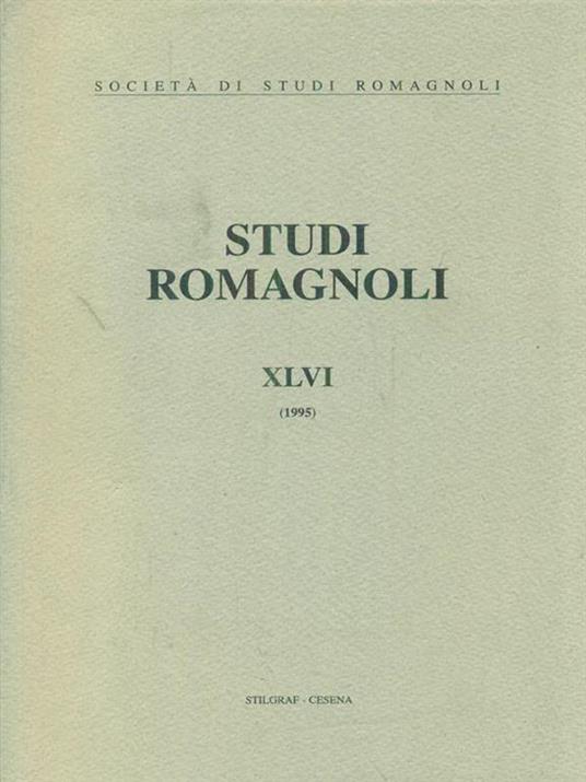   Studi romagnoli XLVI 1995 - copertina