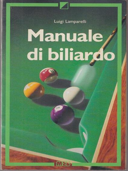   Manuale di biliardo - Claudio Lamparelli - copertina