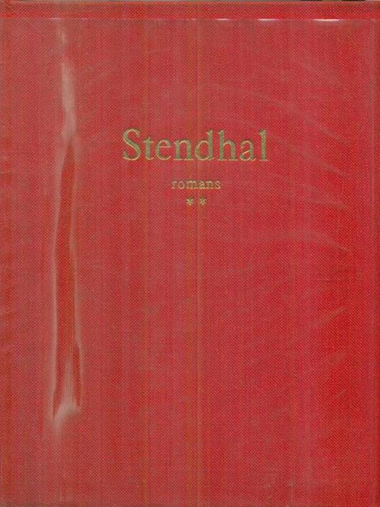   Romans. Tome second - Stendhal - copertina