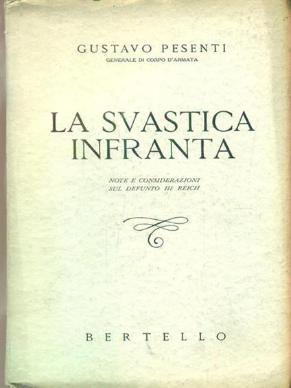 La svastica infranta - Gustavo Pesenti - copertina