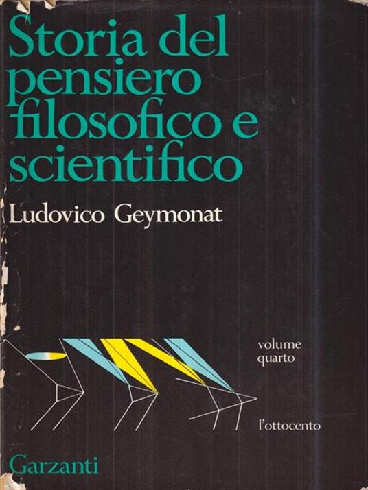 Storia del pensiero filosofico e scientifico Vol. IV - L'Ottocento - Ludovico Geymonat - copertina