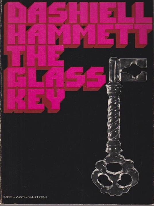 The glass key - Dashiell Hammett - copertina