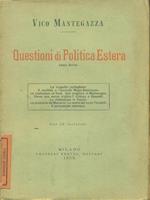 Questioni di politica estera Anno terzo