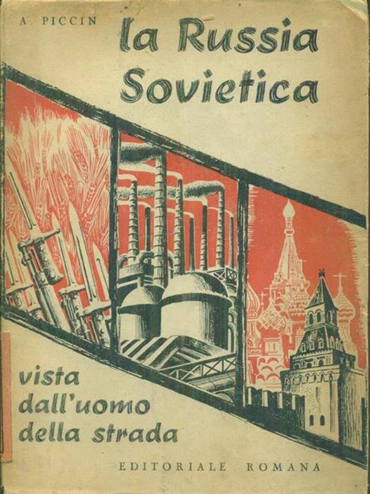 La  Russia sovietica - A. Piccin - copertina