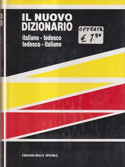 Il nuovo dizionario italiano-tedesco tedesco-italiano - Sergio Alberti - copertina