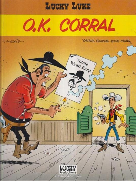 Lucky Lucke - Ok Corral - Xavier Fauche - copertina