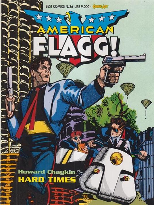 American Flagg - Hard Times - Howard Chaykin - copertina