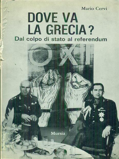 Dove va la Grecia? - Mario Cervi - copertina