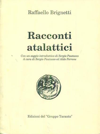 Racconto atalattici - Raffaello Brignetti - copertina