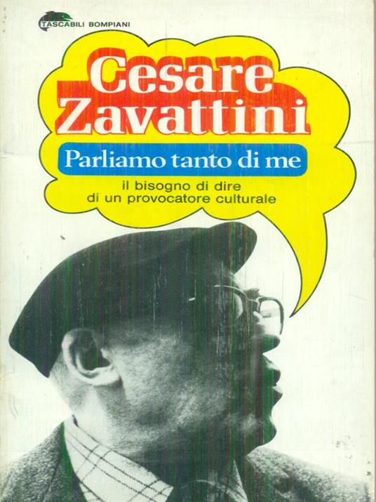 Parliamo tanto di me - Cesare Zavattini - copertina