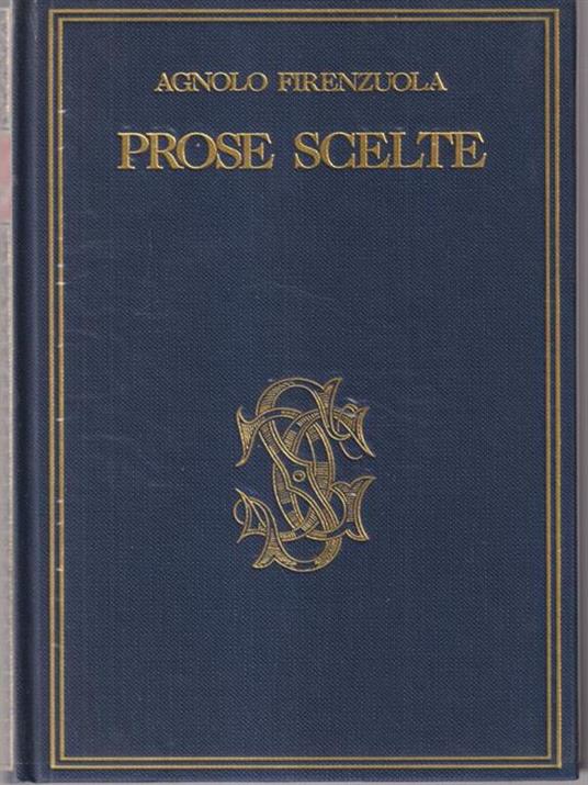 Prose scelte - Agnolo Firenzuola - copertina