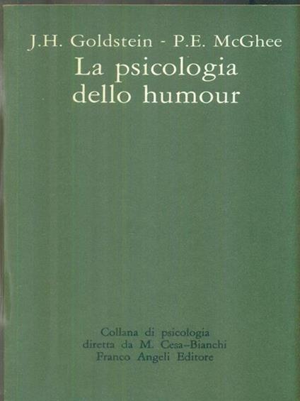 La psicologia dello humour - J. H. Goldstein - copertina