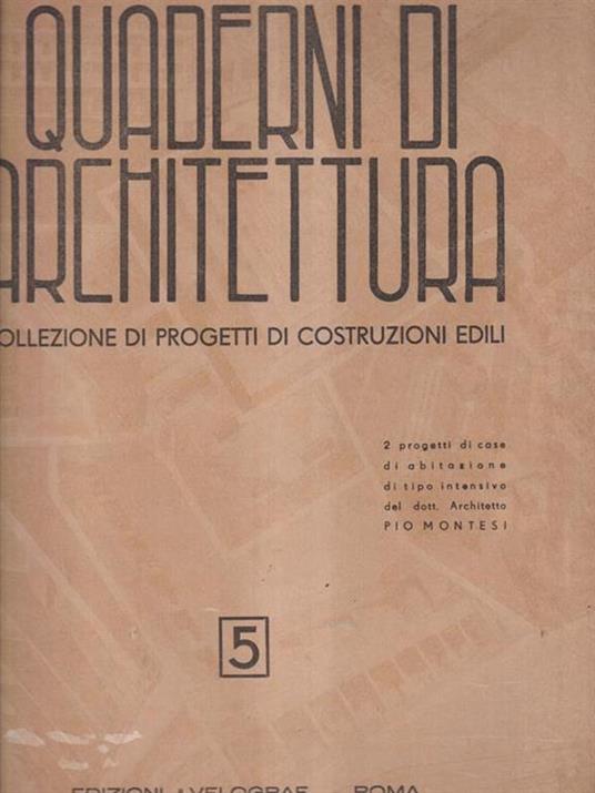 Quaderni di architettura 5 - Libro Usato - Velograf - | IBS