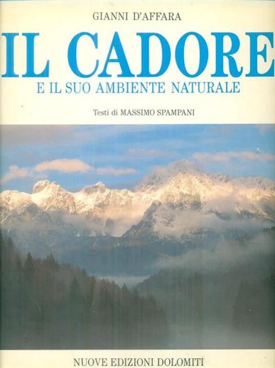 Il  cadore - Gianni D'Affara - copertina