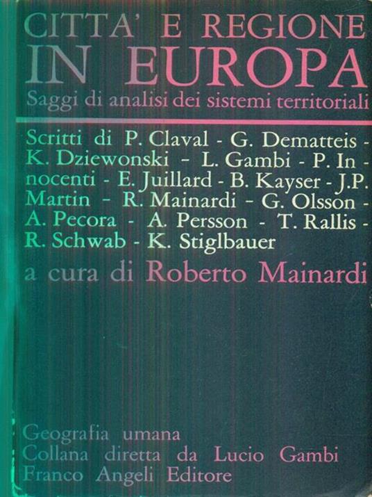 Città e regione in Europa - copertina