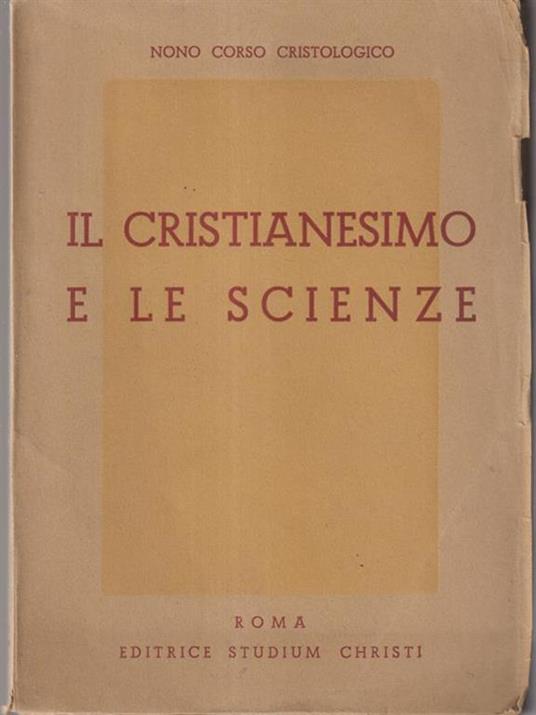 Il cristianesimo e le scienze - copertina