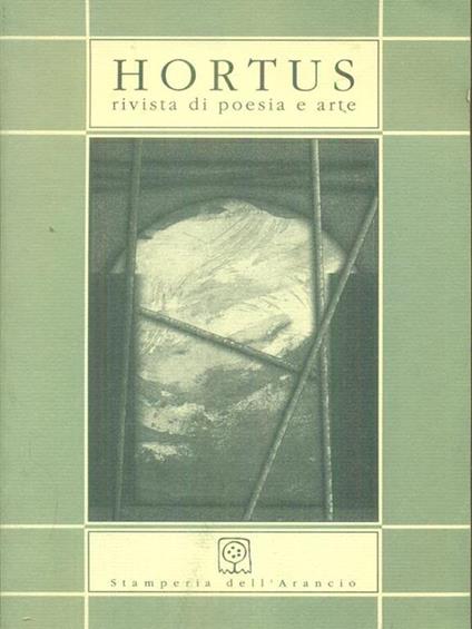 Hortus n. 9 Rivista di poesia e arte - copertina