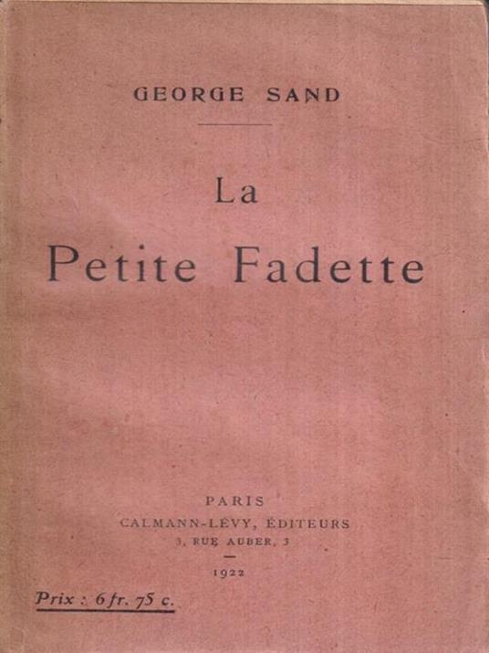 La Petite Fadette - George Sand - copertina