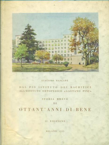 Ottant'anni di bene - Giacomo Bascapè - copertina