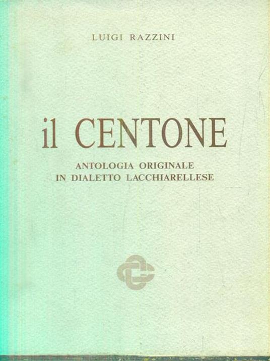 Il centone - Luigi Razzini - copertina