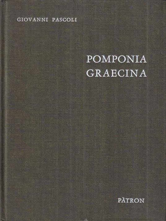 Pomponia Graecina - Giovanni Pascoli - copertina