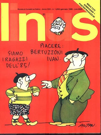 Linus - 12 vv. e almanacco 1986 - copertina